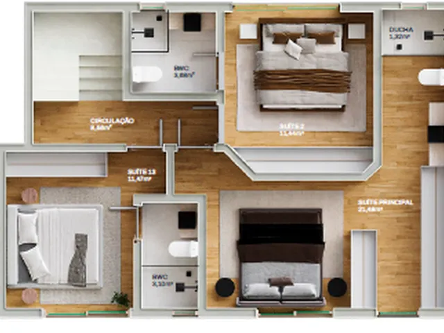Imagem 13: Oceean Apartamento com 4 dormitórios