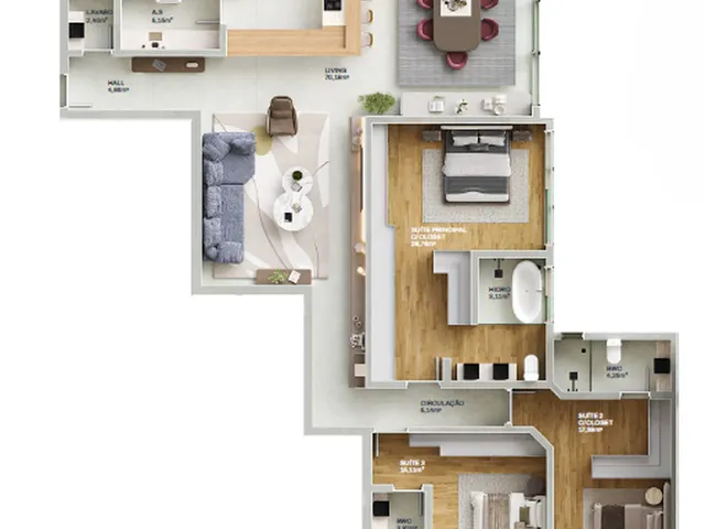 Imagem 14: Oceean Apartamento com 4 dormitórios