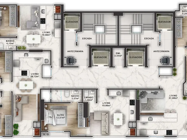 Imagem 5: Oben 230 By Concept Flats Home