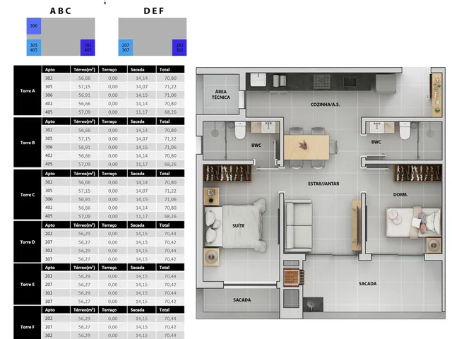 Imagem 11: Bellomonte Apartamento com 2 dormitórios