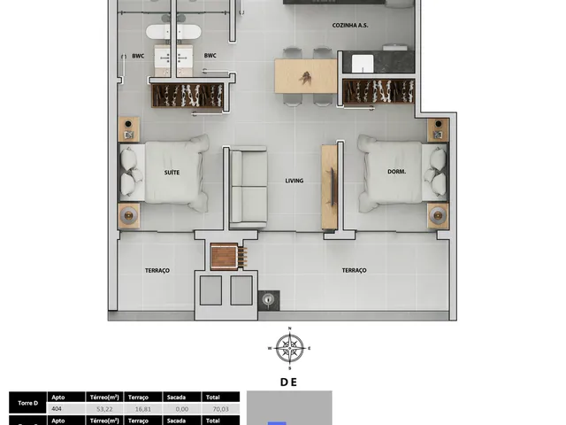 Imagem 15: Bellomonte Apartamento com 2 dormitórios