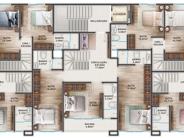 Imagem 3: Athos Residence Apartamento com 3 dormitórios