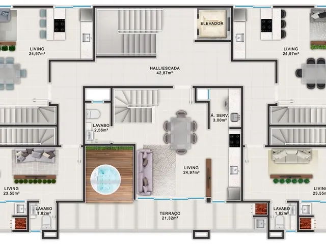 Imagem 4: Athos Residence Apartamento com 3 dormitórios