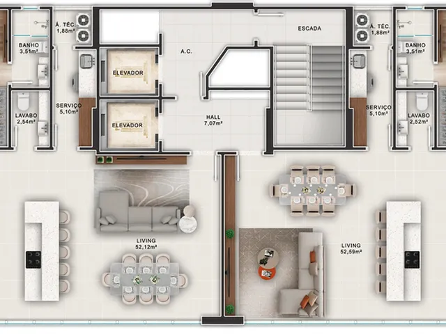 Imagem 7: COBERTURA RESIDENCIAL em Balneário Camboriú - SC, Centro