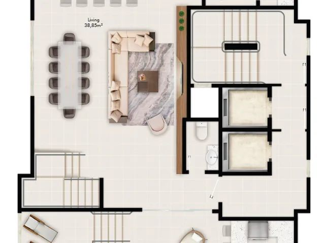 Imagem 3: Aura By Wf Apartamento com 4 dormitórios