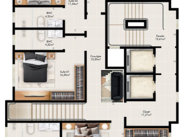 Imagem 4: Aura By Wf Apartamento com 4 dormitórios
