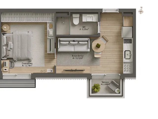 Imagem 3: Sync Moinhos - Residencial