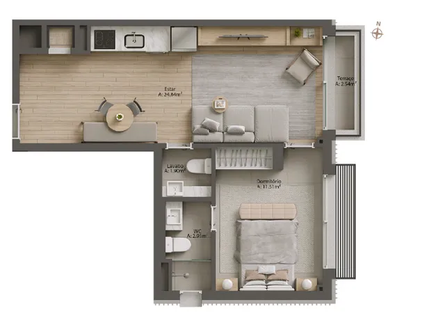 Imagem 6: Sync Moinhos - Residencial