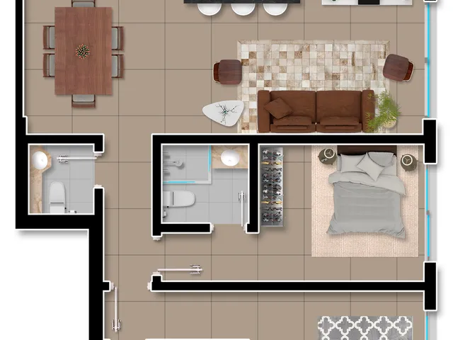 Imagem 4: Del Paine Apartamento com 2 dormitórios