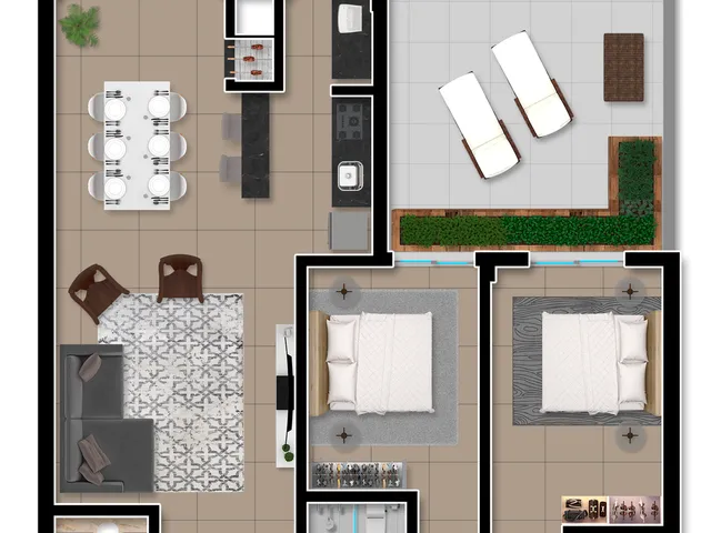 Imagem 10: Del Paine Apartamento com 2 dormitórios