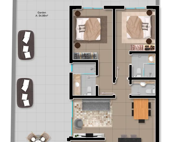 Imagem 11: Del Paine Apartamento com 2 dormitórios