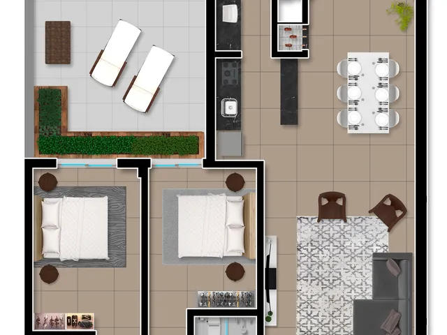 Imagem 12: Del Paine Apartamento com 2 dormitórios
