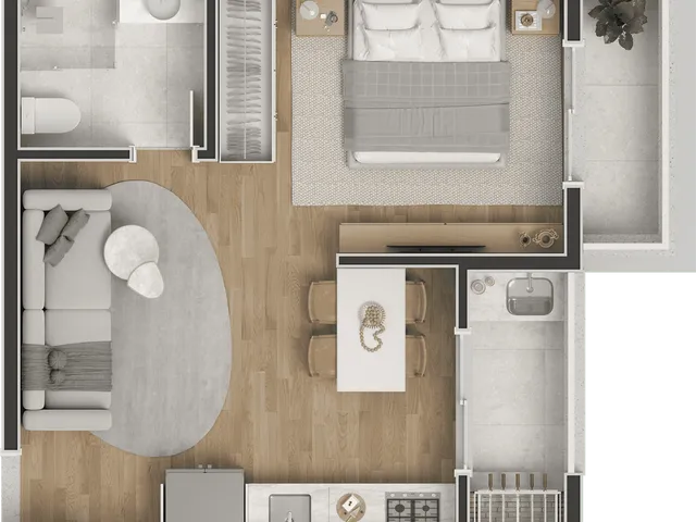 Imagem 5: Soul City Apartamento com 1 dormitório