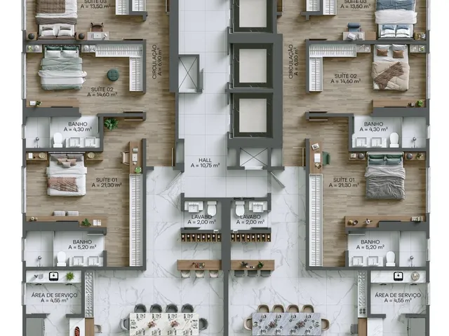 Imagem 4: Villa Maiorca Apartamento com 5 dormitórios