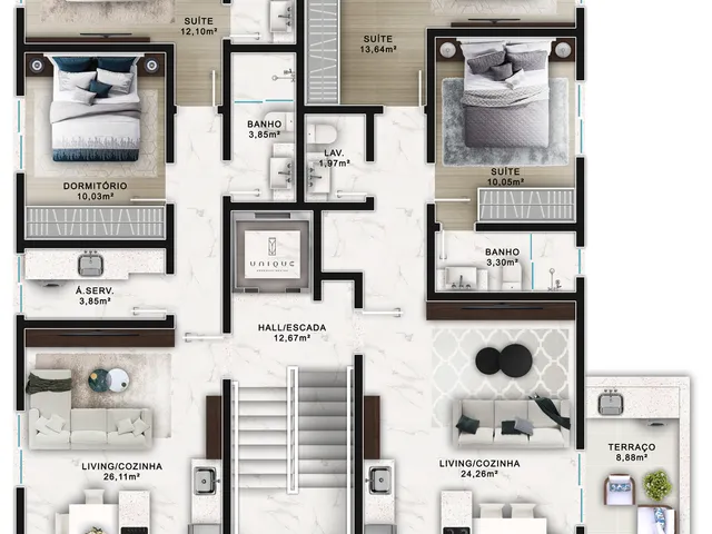 Imagem 6: Noma Home Apartamento com 2 dormitórios
