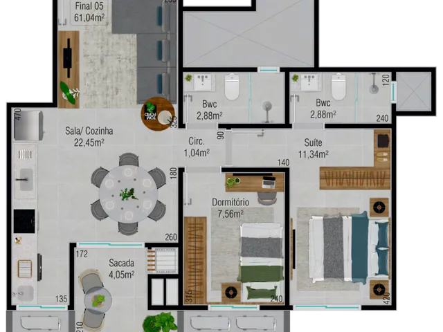 Imagem 5: Areias Apartamento com 2 dormitórios
