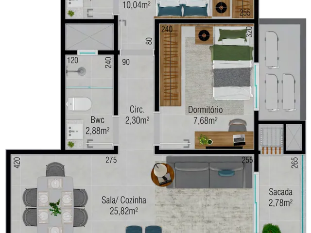 Imagem 9: Areias Apartamento com 2 dormitórios