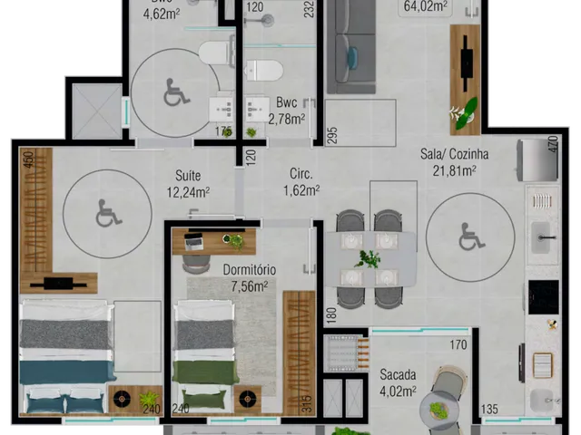 Imagem 10: Areias Apartamento com 2 dormitórios