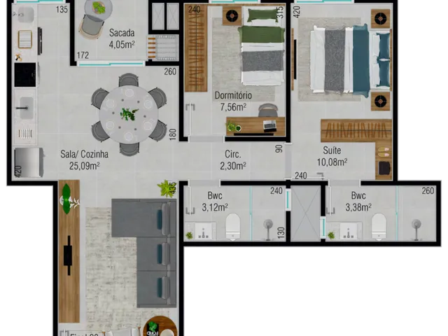 Imagem 11: Areias Apartamento com 2 dormitórios