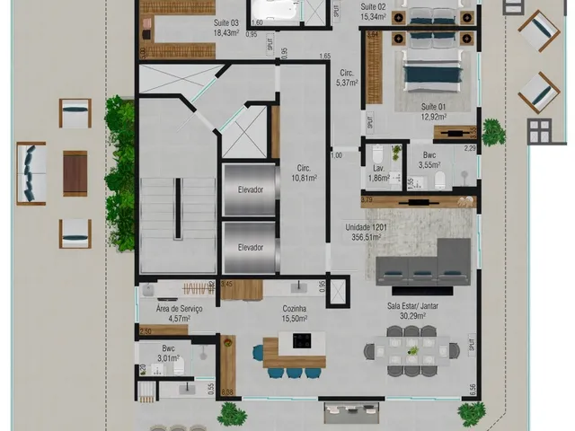 Imagem 10: Oceanic Residence