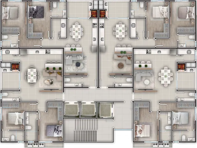 Imagem 2: Ethan Tower Apartamento com 2 dormitórios