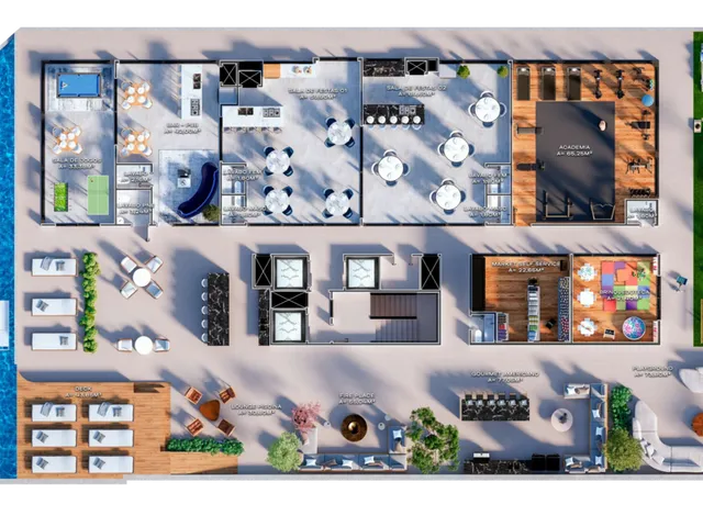 Imagem 2: One Bay Tower Apartamento com 3 dormitórios