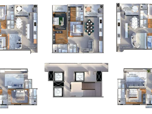 Imagem 3: One Bay Tower Apartamento com 3 dormitórios