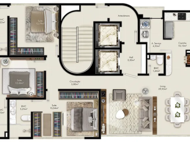 Imagem 3: Bonne Vie Apartamento com 3 dormitórios