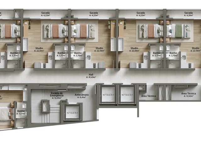 Imagem 6: Versus Apartamento com 1 dormitório