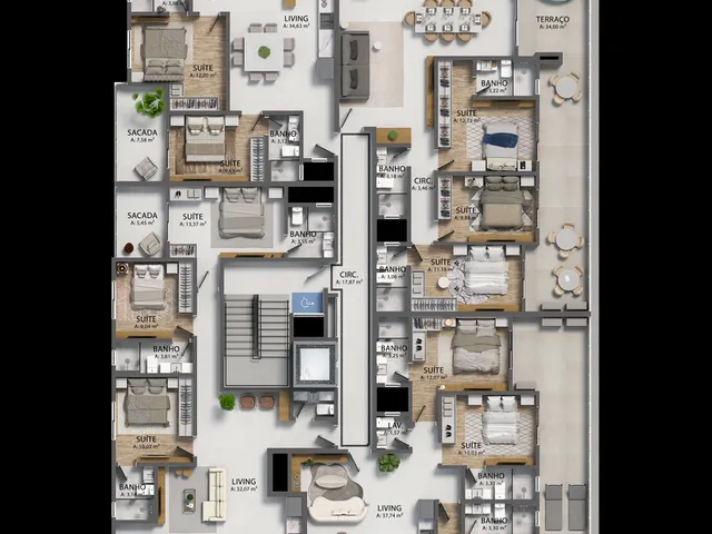 Imagem 10: Kuara Residence Apartamento com 3 dormitórios