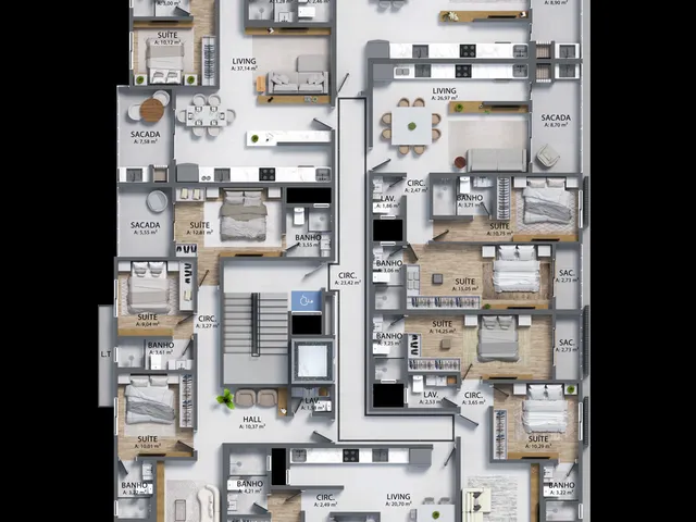 Imagem 13: Kuara Residence Apartamento com 3 dormitórios