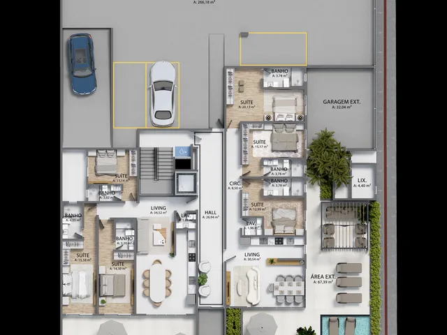 Imagem 12: Kuara Residence Apartamento com 3 dormitórios