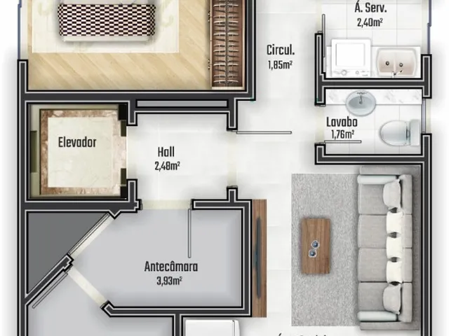 Imagem 4: Brava 22 Apartamento com 4 dormitórios