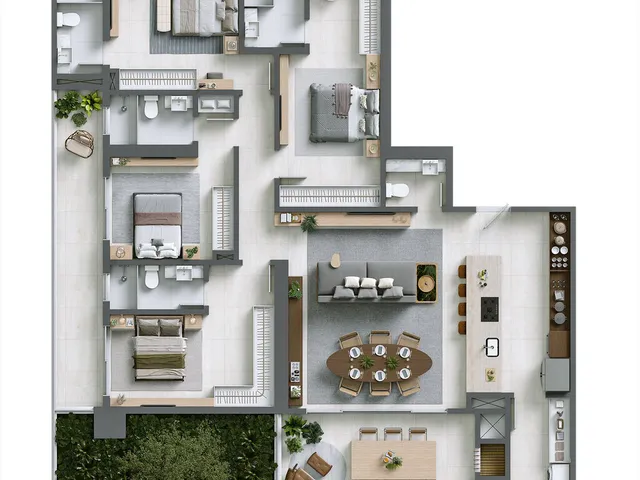 Imagem 6: Hera Phacz Home Apartamento com 3 dormitórios