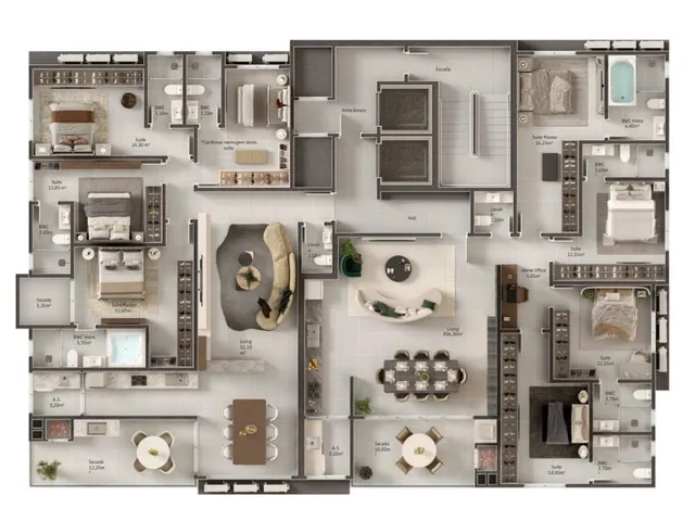 Imagem 2: Chrysler Apartamento com 4 dormitórios