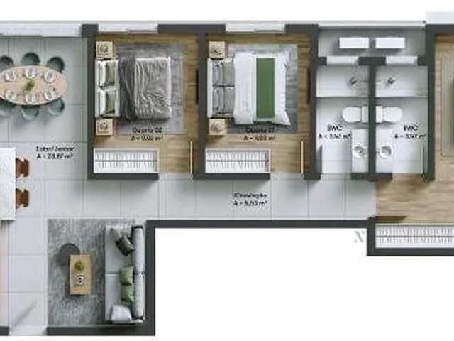 Imagem 5: Mhaus - Mhaus Apartamento com 3 dormitórios
