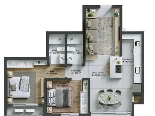 Imagem 8: Mhaus - Mhaus Apartamento com 3 dormitórios