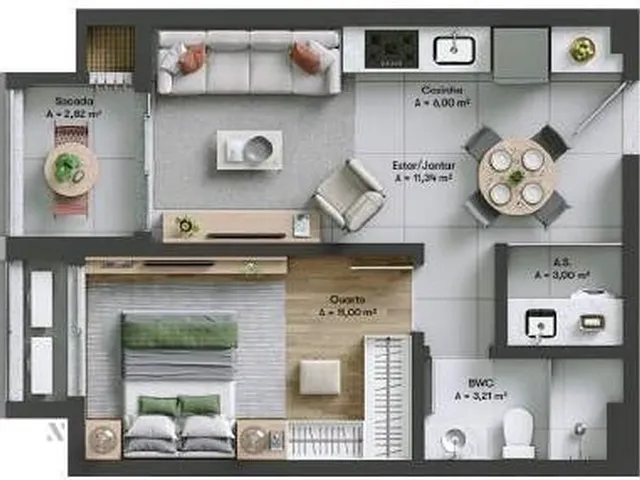 Imagem 10: Mhaus - Mhaus Apartamento com 3 dormitórios