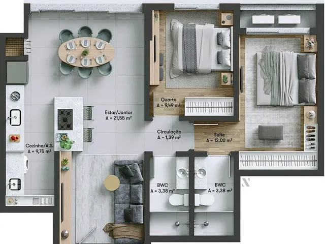 Imagem 13: Mhaus - Mhaus Apartamento com 3 dormitórios