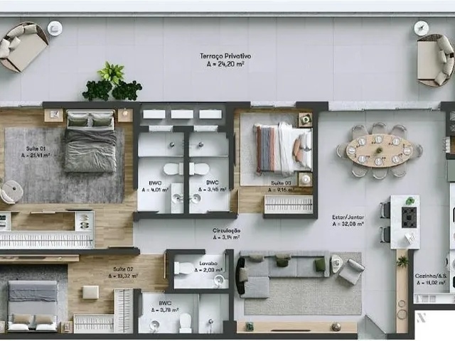 Imagem 15: Mhaus - Mhaus Apartamento com 3 dormitórios