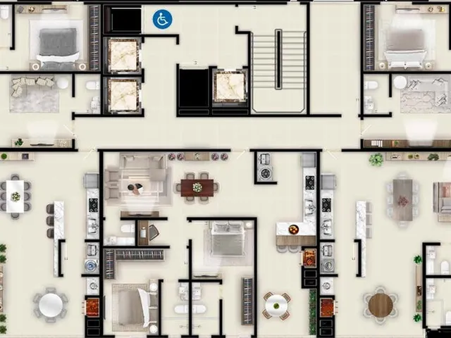 Imagem 3: Vyllar Tower Apartamento com 3 dormitórios