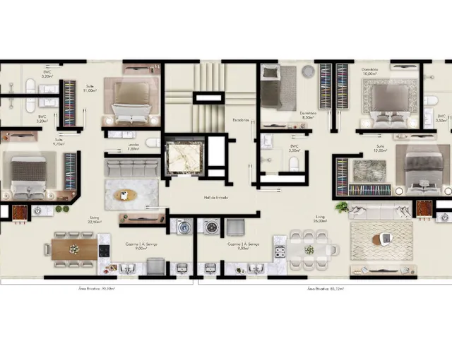 Imagem 1: Talin Residence Apartamento com 3 dormitórios