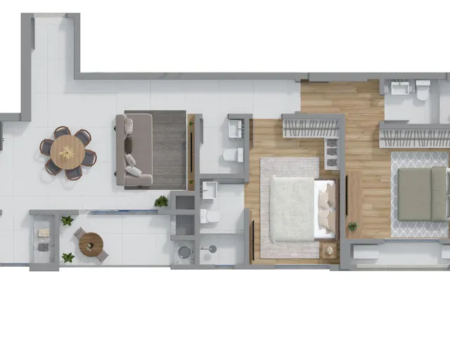 Imagem 6: Soirée Apartamento com 2 dormitórios