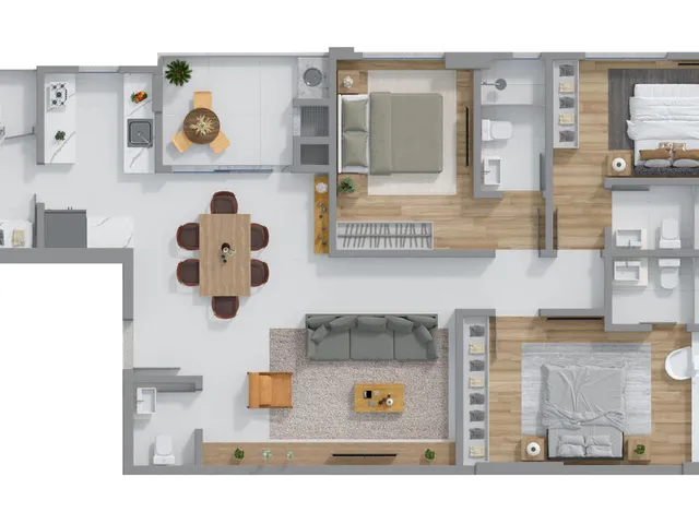 Imagem 7: Soirée Apartamento com 2 dormitórios