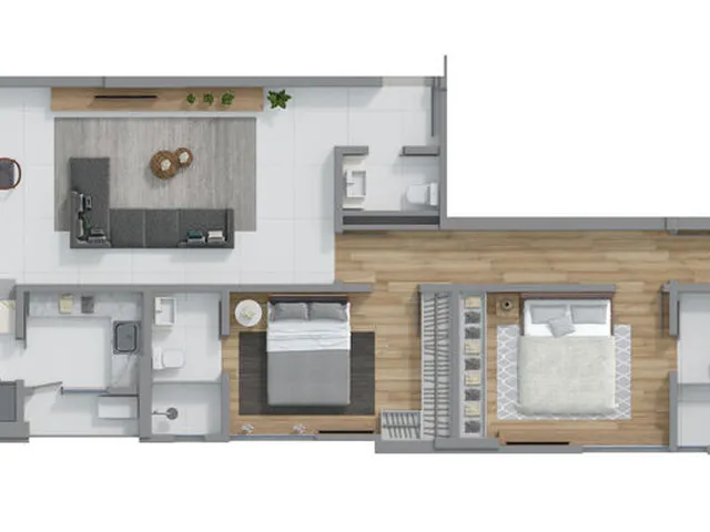 Imagem 9: Soirée Apartamento com 2 dormitórios