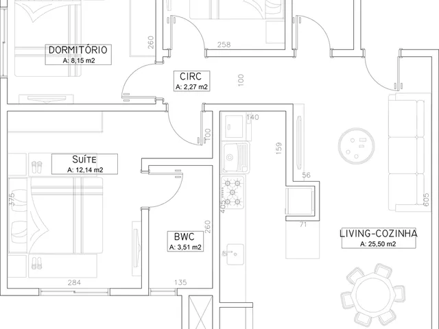 Imagem 5: Space One Apartamento com 3 dormitórios