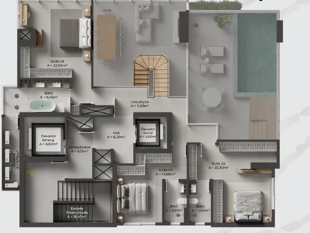 Imagem 11: APARTAMENTO RESIDENCIAL em Balneário Camboriú - SC, Centro
