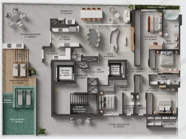 Imagem 12: APARTAMENTO RESIDENCIAL em Balneário Camboriú - SC, Centro