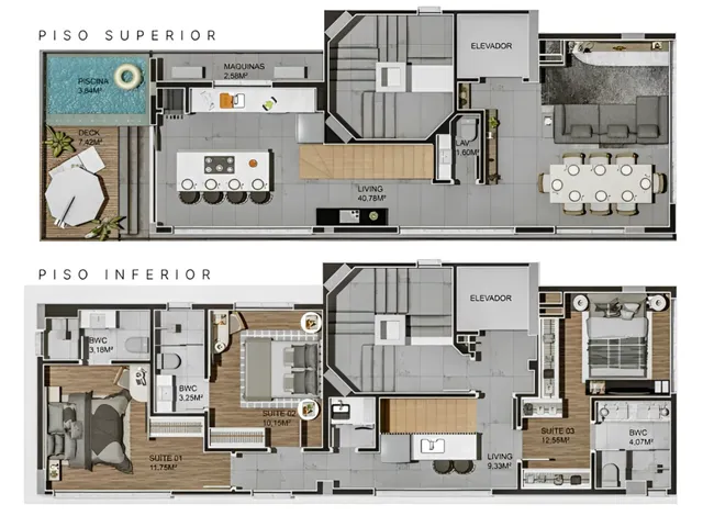 Imagem 1: COBERTURA RESIDENCIAL em Balneário Camboriú - SC, Centro
