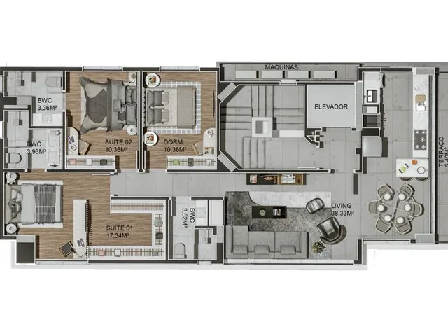 Imagem 9: COBERTURA RESIDENCIAL em Balneário Camboriú - SC, Centro